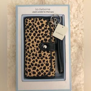 Liz Claiborne Brown and Black Animal Print Accessory